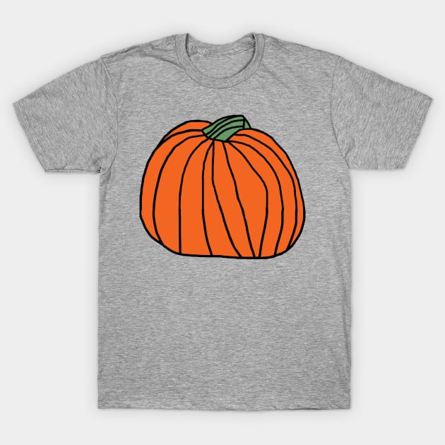 Big Orange Pumpkin T-Shirt by ellenhenryart